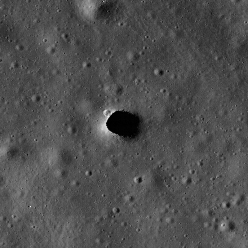 Marius Hills pit (Image: NASA/GSFC/Arizona State University)